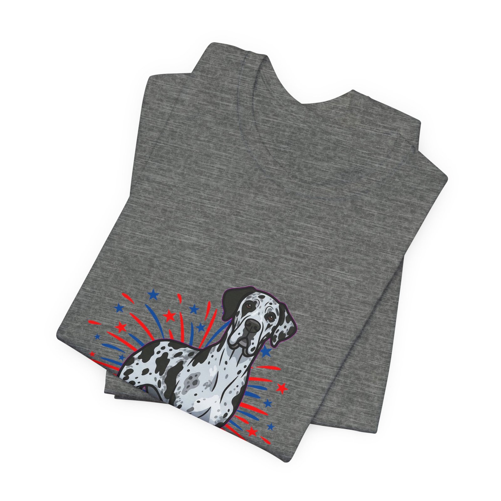 Blue Merle Great Dane on Fireworks - Personalization Available - Image 11