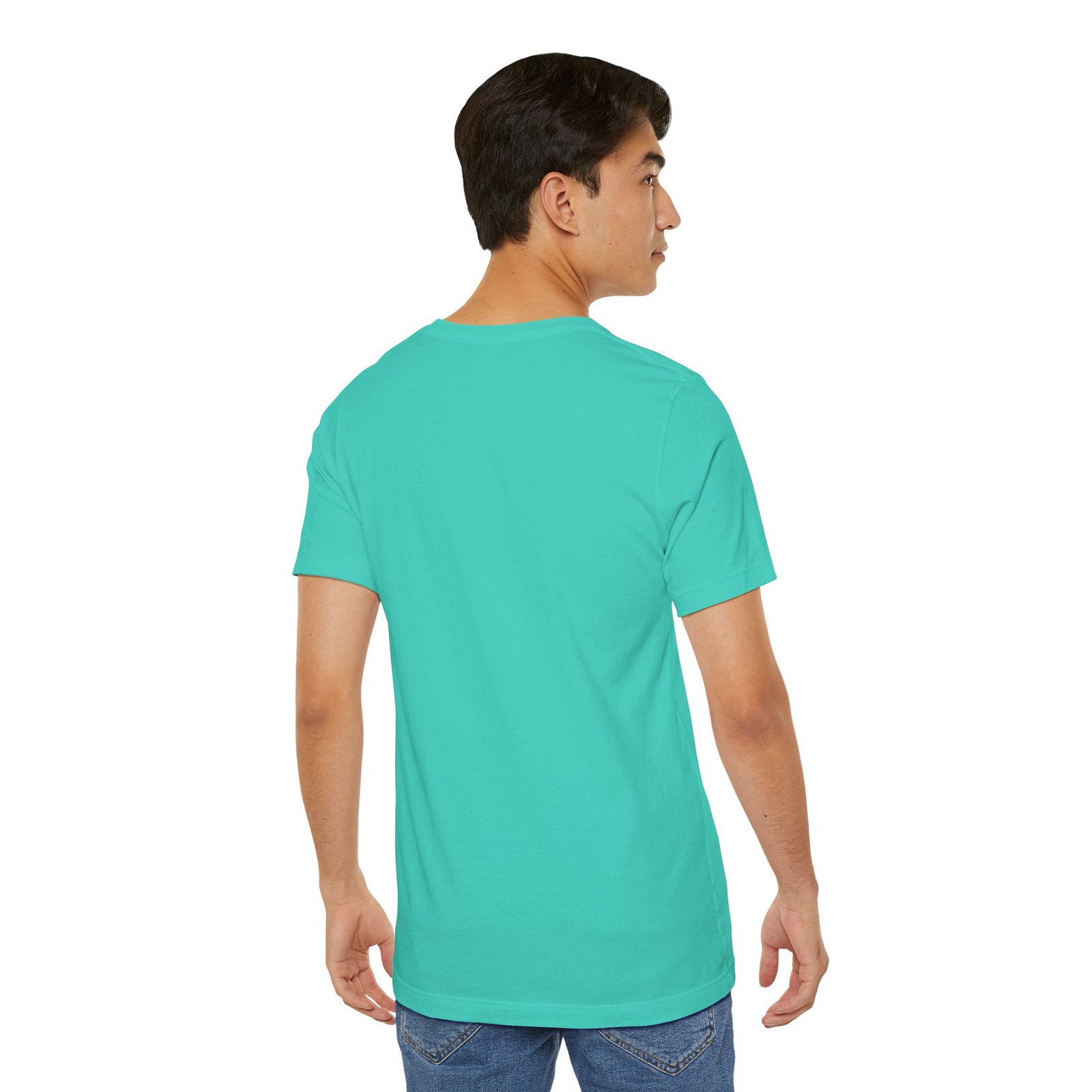 Blue and Black Merlequin with blue eyes Great Danes Illustrated Tee — "Men + Great Danes" Graphic T-Shirt - Image 46