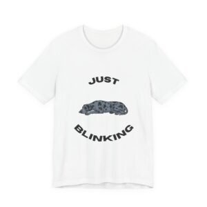 Just Blinking T-Shirt — Blue Merle Great Dane Graphic Tee