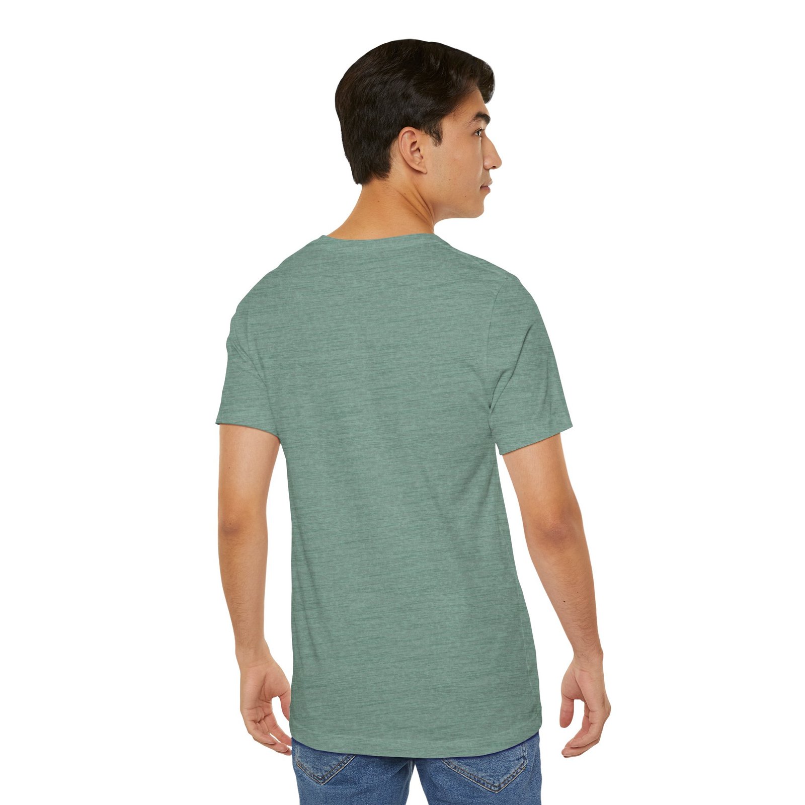 Blue and Black Merlequin with blue eyes Great Danes Illustrated Tee — "Men + Great Danes" Graphic T-Shirt - Image 40