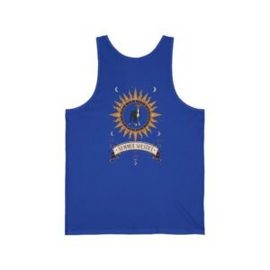 Black and White Mantle Great Dane Summer Solstice Tank Top — Sun & Dog Graphic