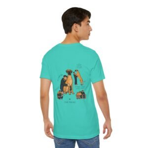 Fawn Great Dane Illustrated Tee — "Men + Great Danes" Graphic T-Shirt