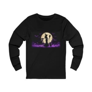 Black Mantle Great Dane, Black Cat, Long Sleeve Tee (Up to 2x) — Her Familiars