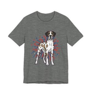 Brindlequin Great Dane on Fireworks - Personalization Available