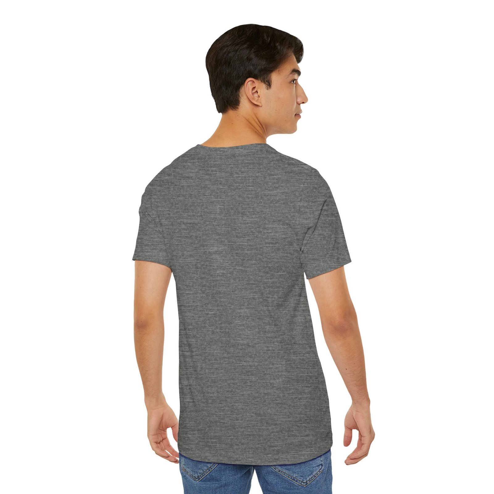 Blue and Black Merlequin with blue eyes Great Danes Illustrated Tee — "Men + Great Danes" Graphic T-Shirt - Image 10