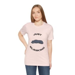 Just Blinking T-Shirt — Blue Great Dane Graphic Tee