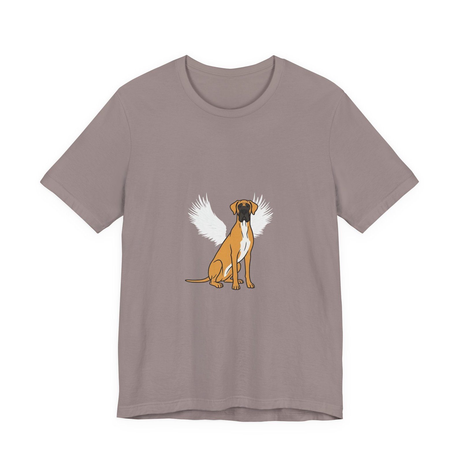 Unisex Fawn with White Chest Great Dane Rainbow Bridge Lyric Back-Print Tee — 'Beloved Memory' Poem Shirt - Image 30
