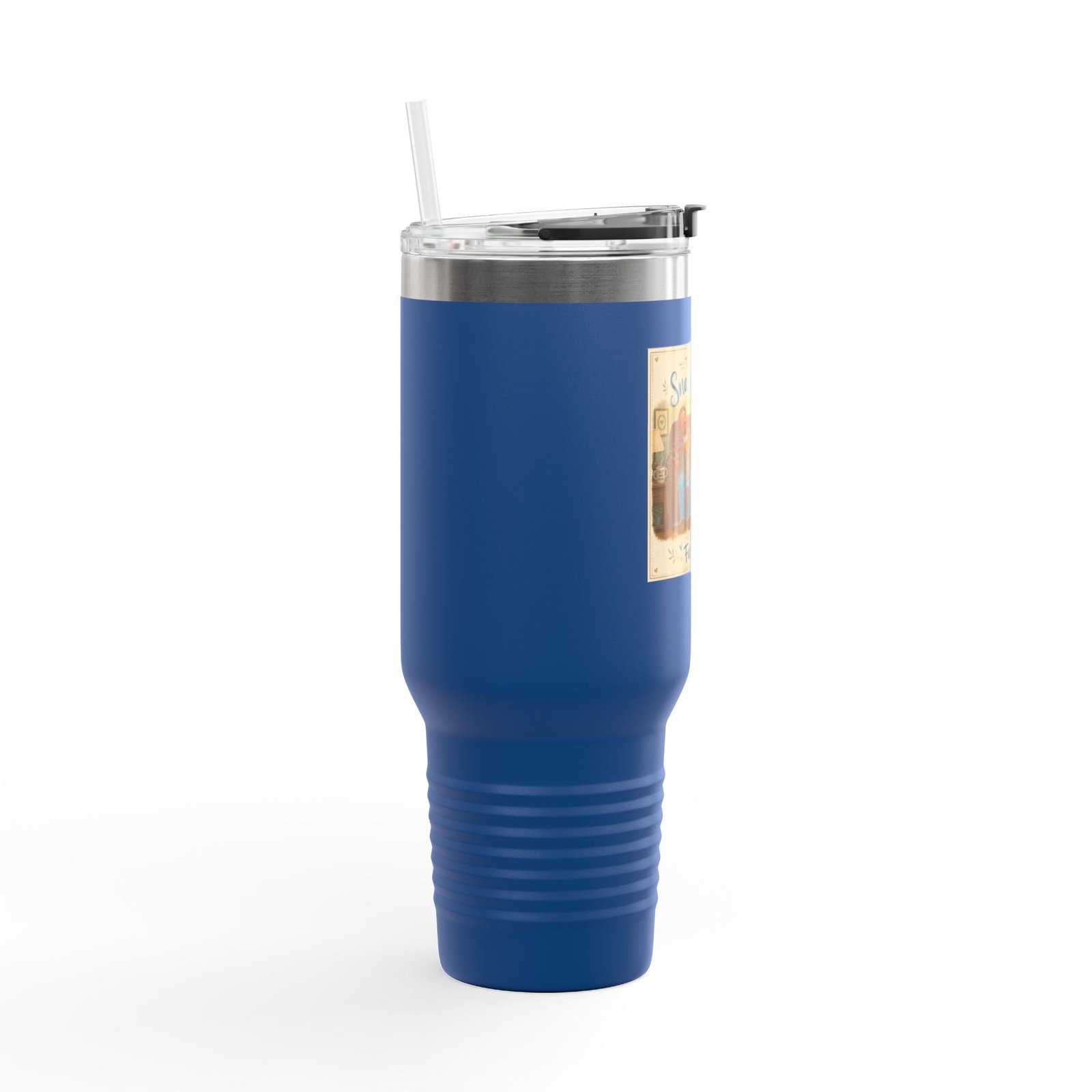 40oz Insulated Travel Mug — "There Runs on Snacks & Naps" Father's Day Camper Design - Image 11