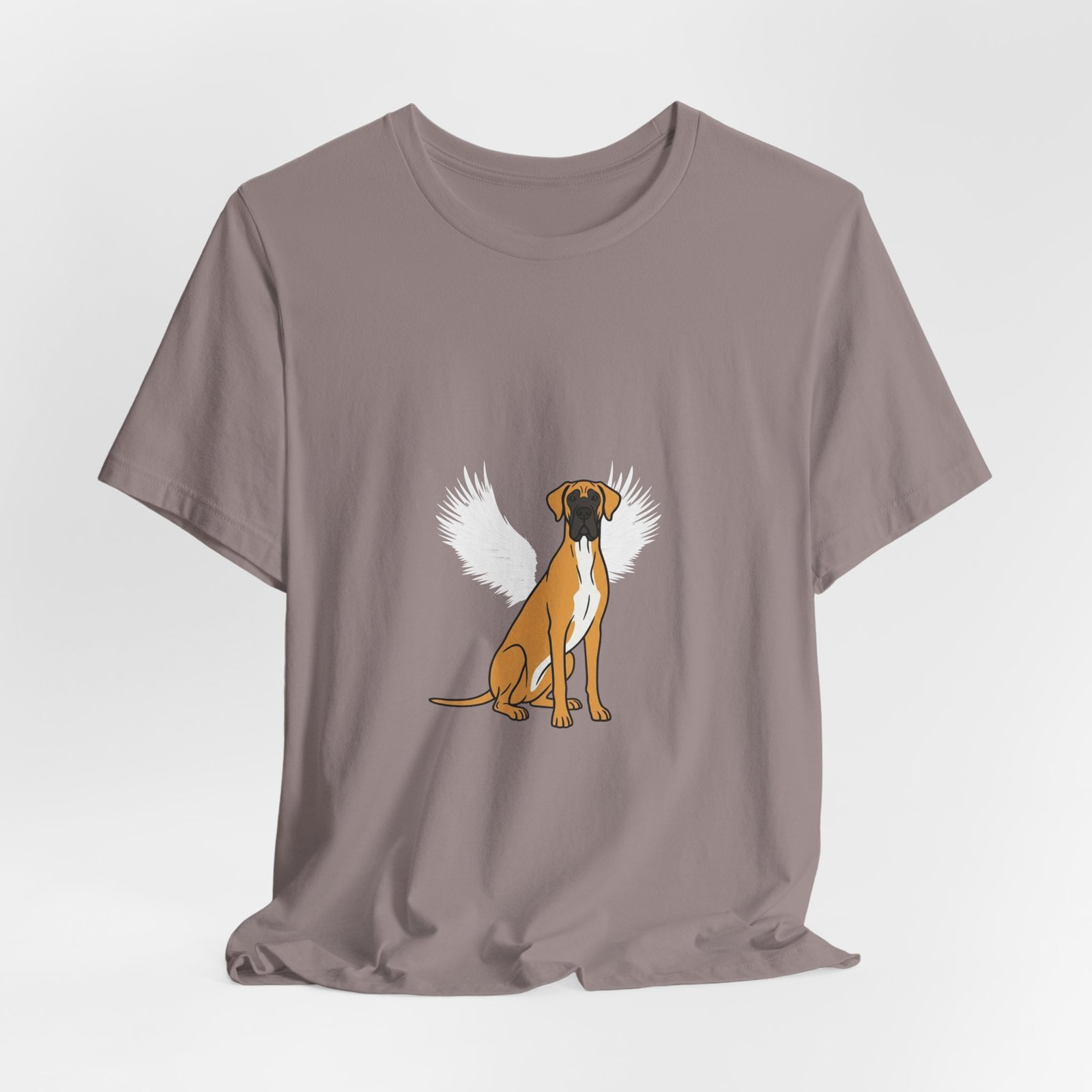 Unisex Fawn with White Chest Great Dane Rainbow Bridge Lyric Back-Print Tee — 'Beloved Memory' Poem Shirt - Image 33
