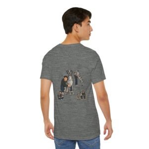 Merle Great Dane Illustrated Tee — "Men + Great Danes" Graphic T-Shirt