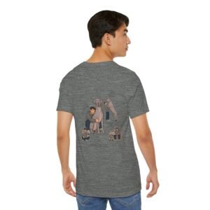 Lilac Great Dane Illustrated Tee — "Men + Great Danes" Graphic T-Shirt