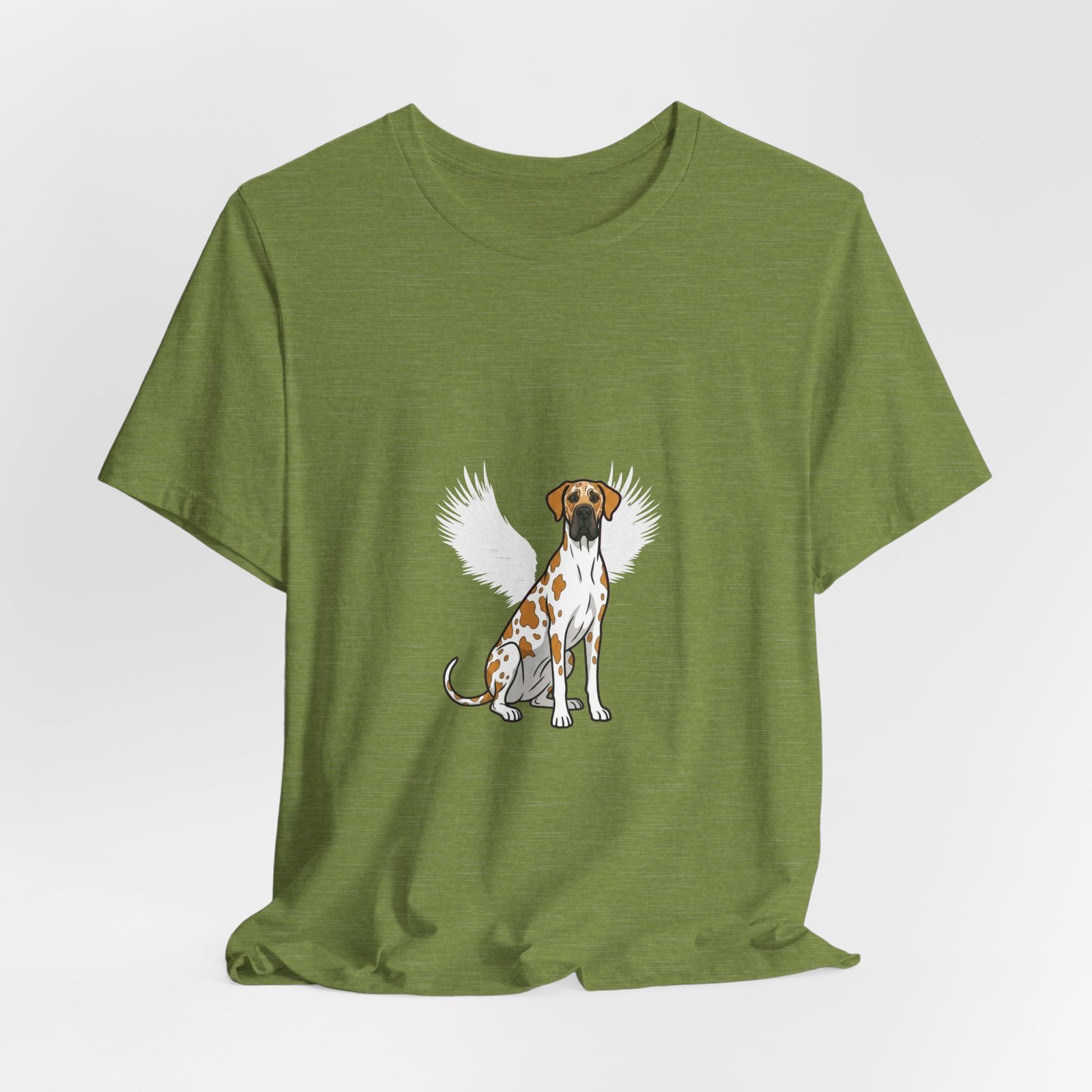 Unisex Fawnequin Great Dane with White Chest Snip Great Dane Rainbow Bridge Lyric Back-Print Tee — 'Beloved Memory' Poem Shirt - Image 10