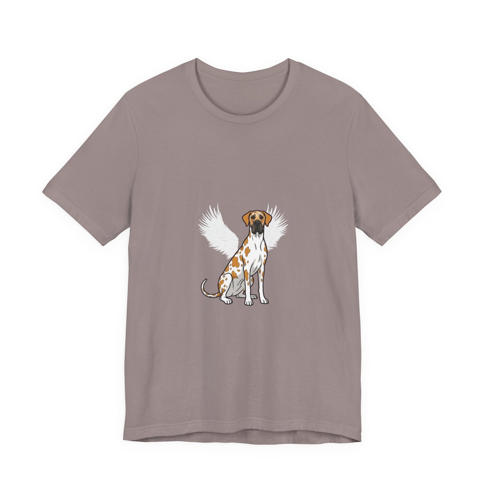Unisex Fawnequin Great Dane with White Chest Snip Great Dane Rainbow Bridge Lyric Back-Print Tee — 'Beloved Memory' Poem Shirt - Image 25