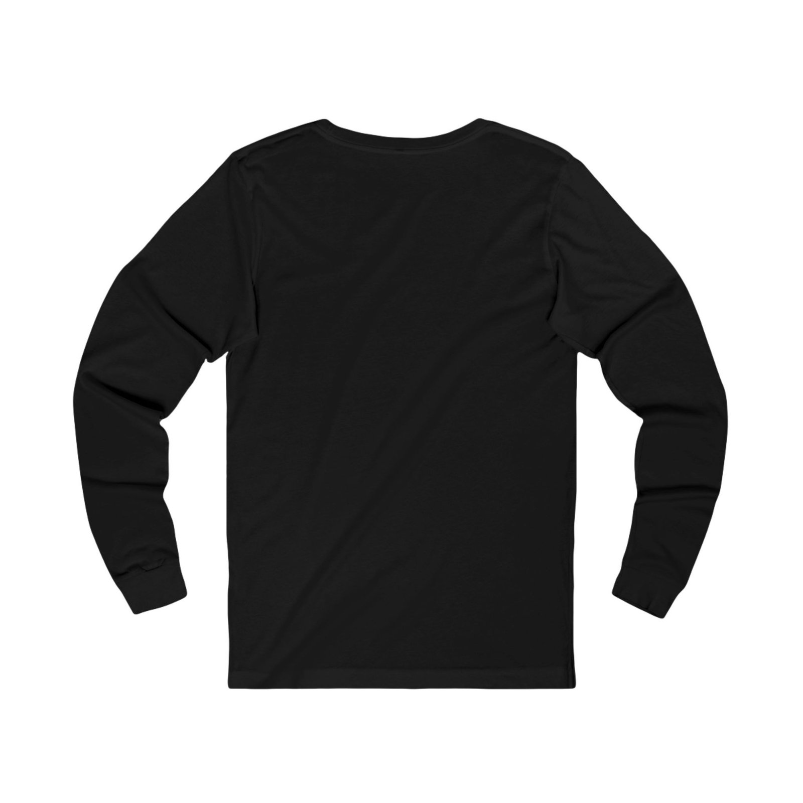 White Great Dane, Black Cat, Long Sleeve Tee (Up to 2x) — Her Familiars - Image 2