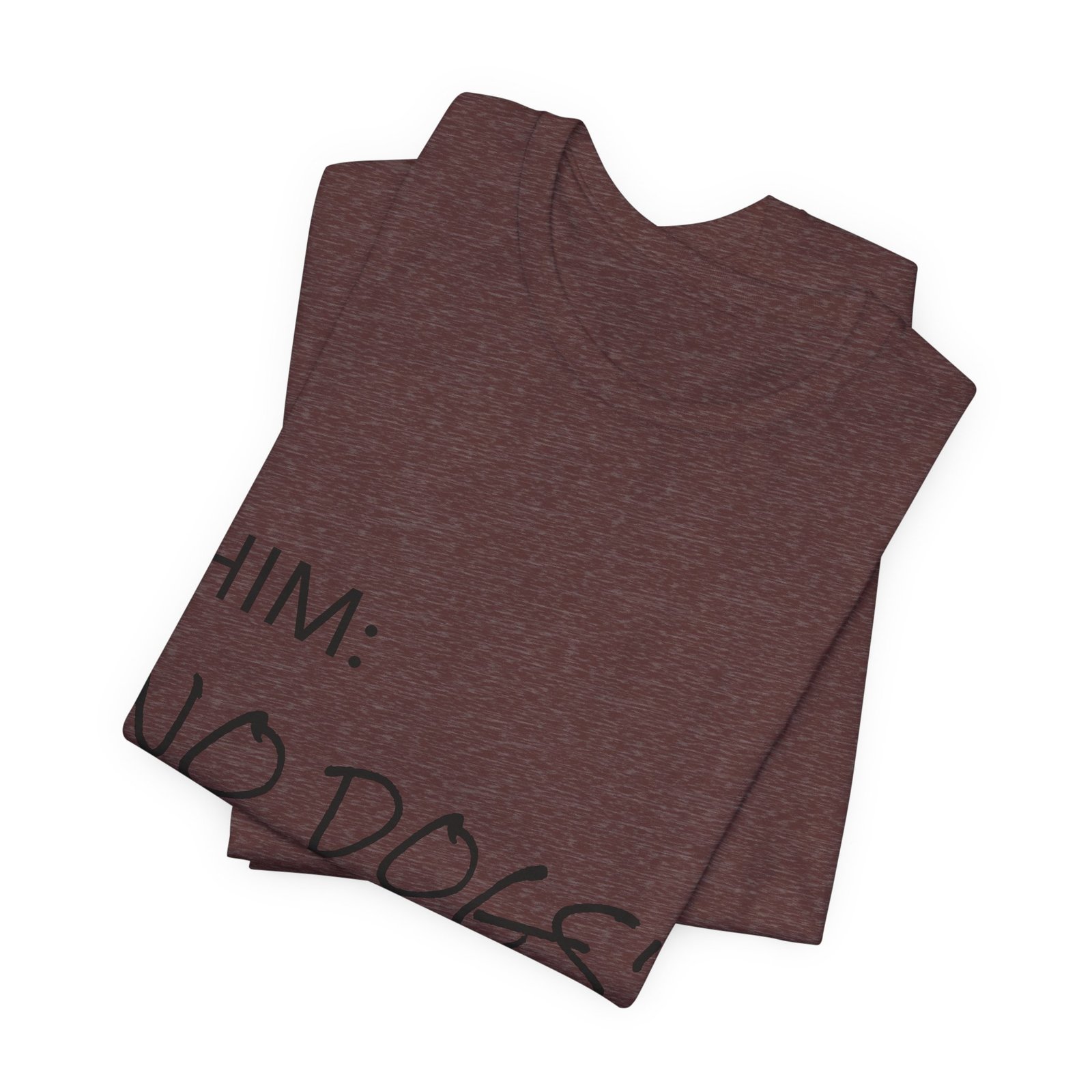 Brindle Great Dane T-Shirt — "NO DOGS" Script Front with Man and Dog on Couch Graphic - Image 4