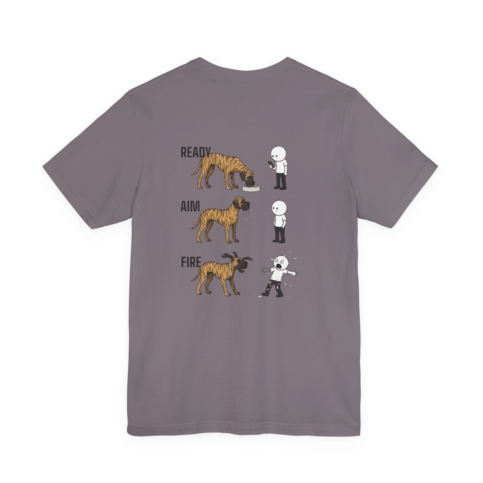 Brindle Great Dane - Ready, Aim, Fire Slobber - up to 5x - Men's T Shirt - Image 57