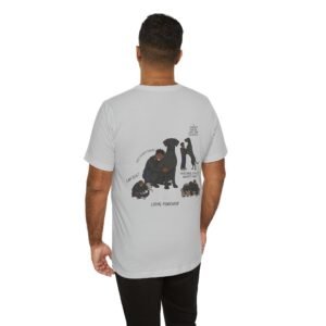 Black Great Dane African-American Man T‑Shirt — Up to 5XL - Besties