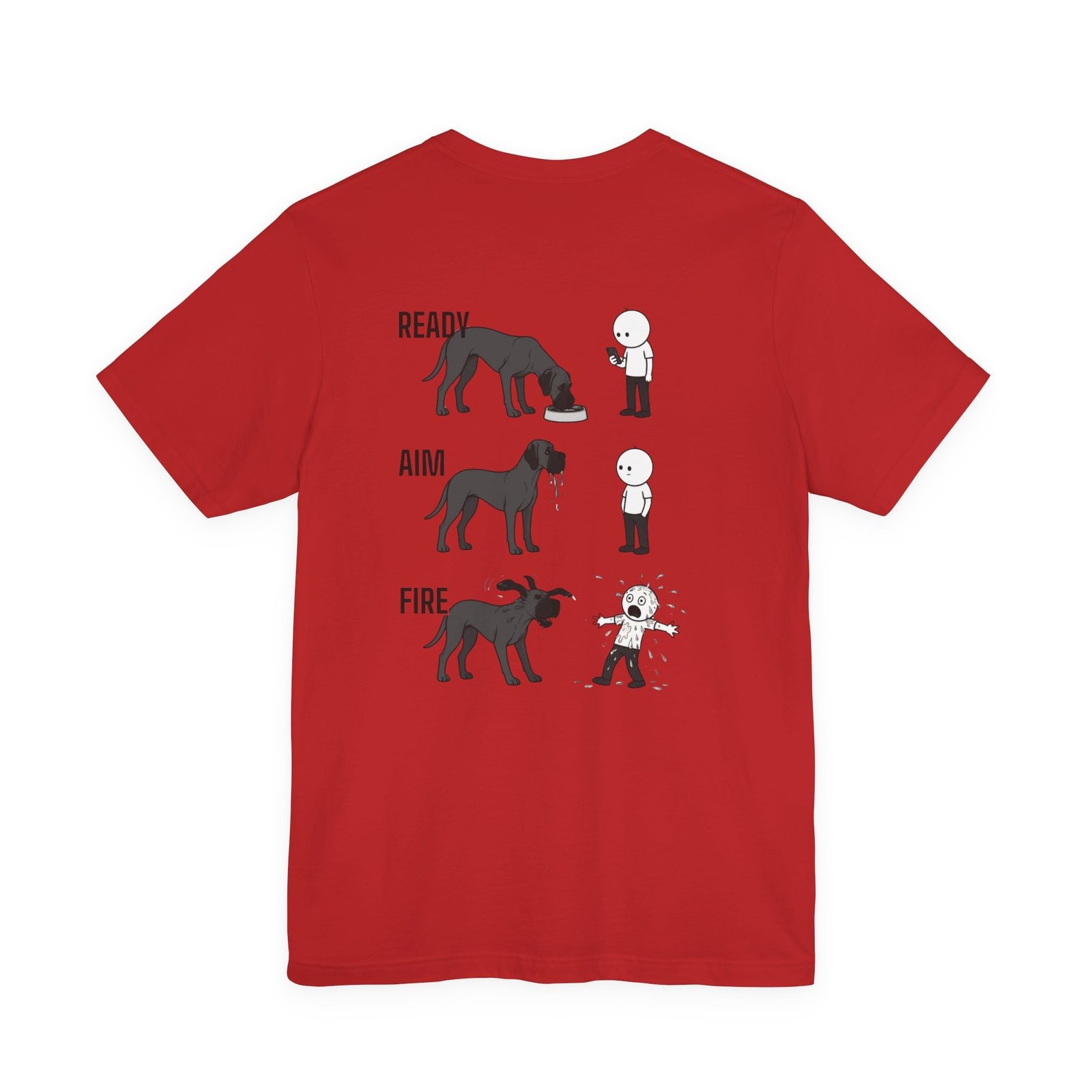 Brindle Great Dane - Ready, Aim, Fire Slobber - up to 5x - Men's T Shirt - Image 62