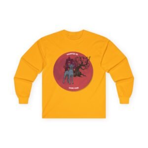 Blue Brindle Great Dane up to 5xl - Haunted by Dane Hair Unisex Long Sleeve Tee