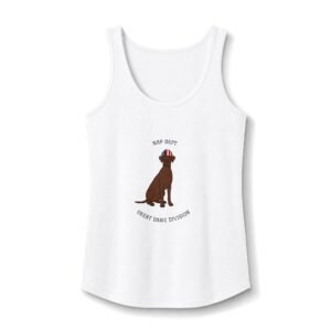 Chocolate Great Dane Tank Top Up to 4xl — Labor Day Women’s Cotton Tank - Nap Dept. Great Dane Division
