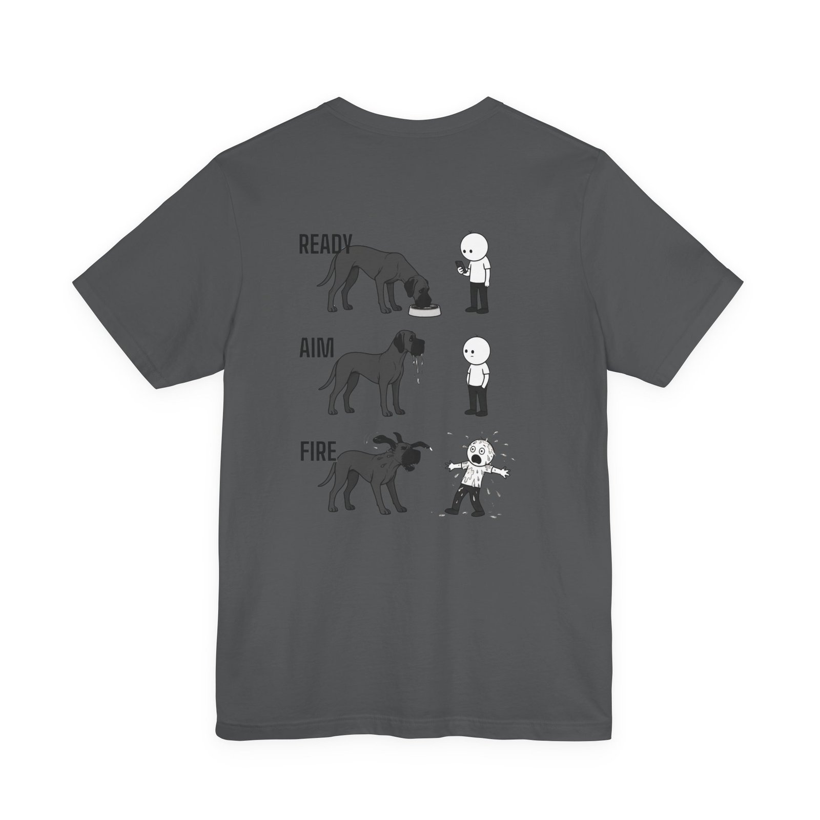 Brindle Great Dane - Ready, Aim, Fire Slobber - up to 5x - Men's T Shirt - Image 52