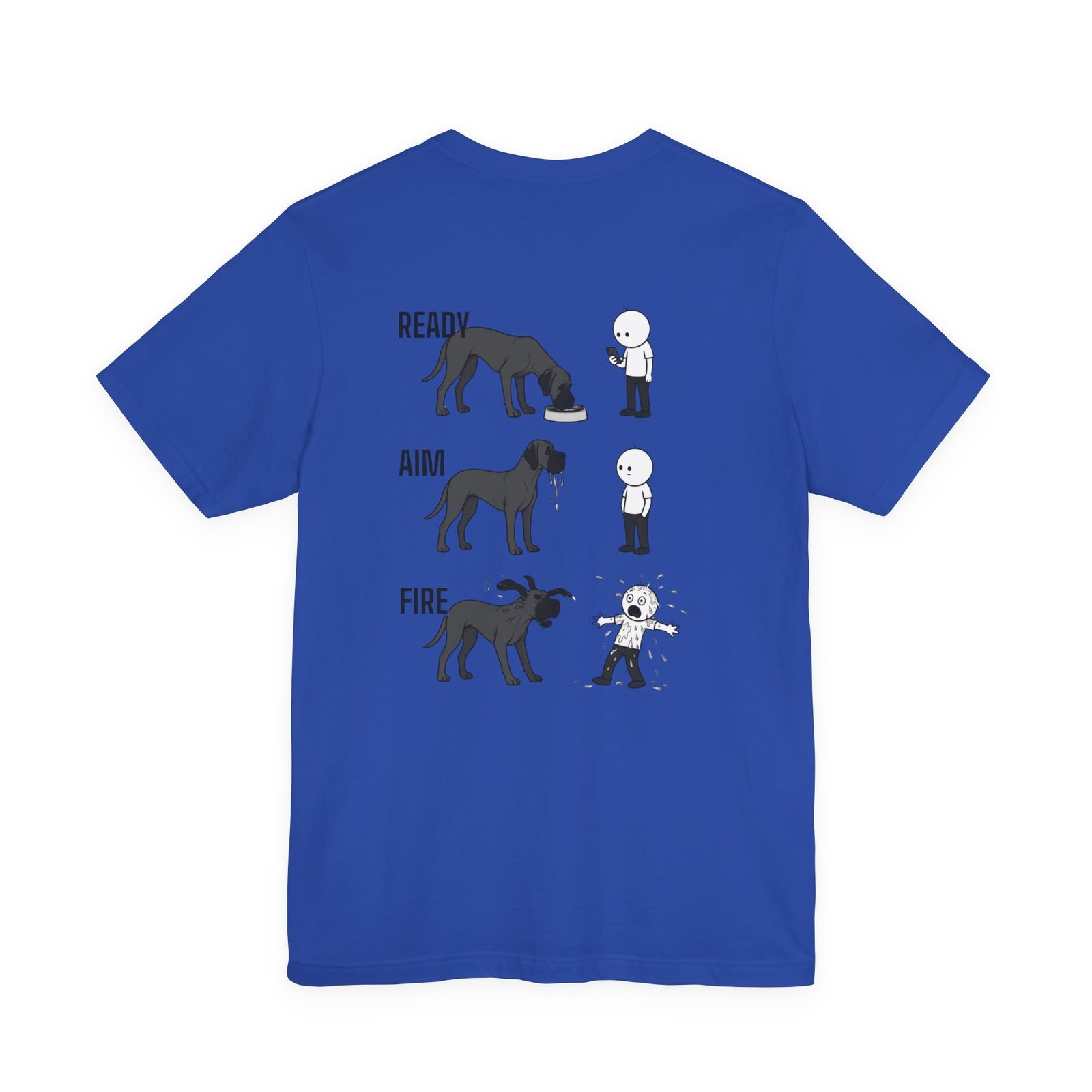 Brindle Great Dane - Ready, Aim, Fire Slobber - up to 5x - Men's T Shirt - Image 47