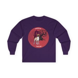 Fawnequin Great Dane up to 5xl - Haunted by Dane Hair Unisex Long Sleeve Tee
