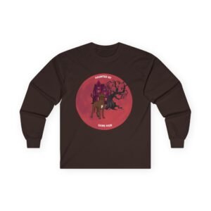 Chocolate with white chest Snip Great Dane up to 5xl - Haunted by Dane Hair Unisex Long Sleeve Tee