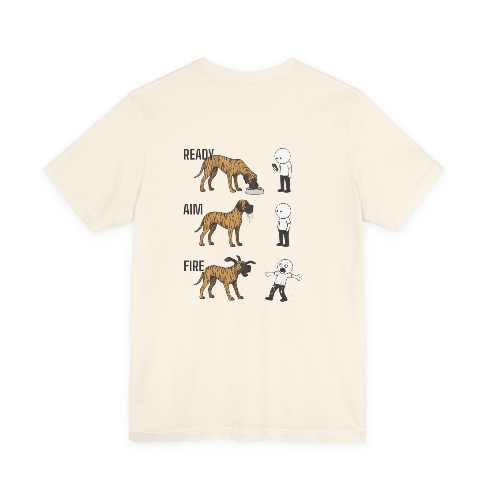 Brindle Great Dane - Ready, Aim, Fire Slobber - up to 5x - Men's T Shirt - Image 17