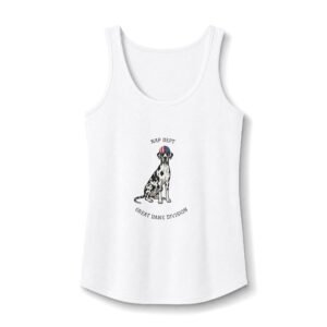 Harlequin Great Dane Tank Top Up to 4xl — Labor Day Women’s Cotton Tank - Nap Dept. Great Dane Division