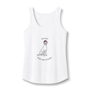 White Great Dane Tank Top Up to 4xl — Labor Day Women’s Cotton Tank - Nap Dept. Great Dane Division