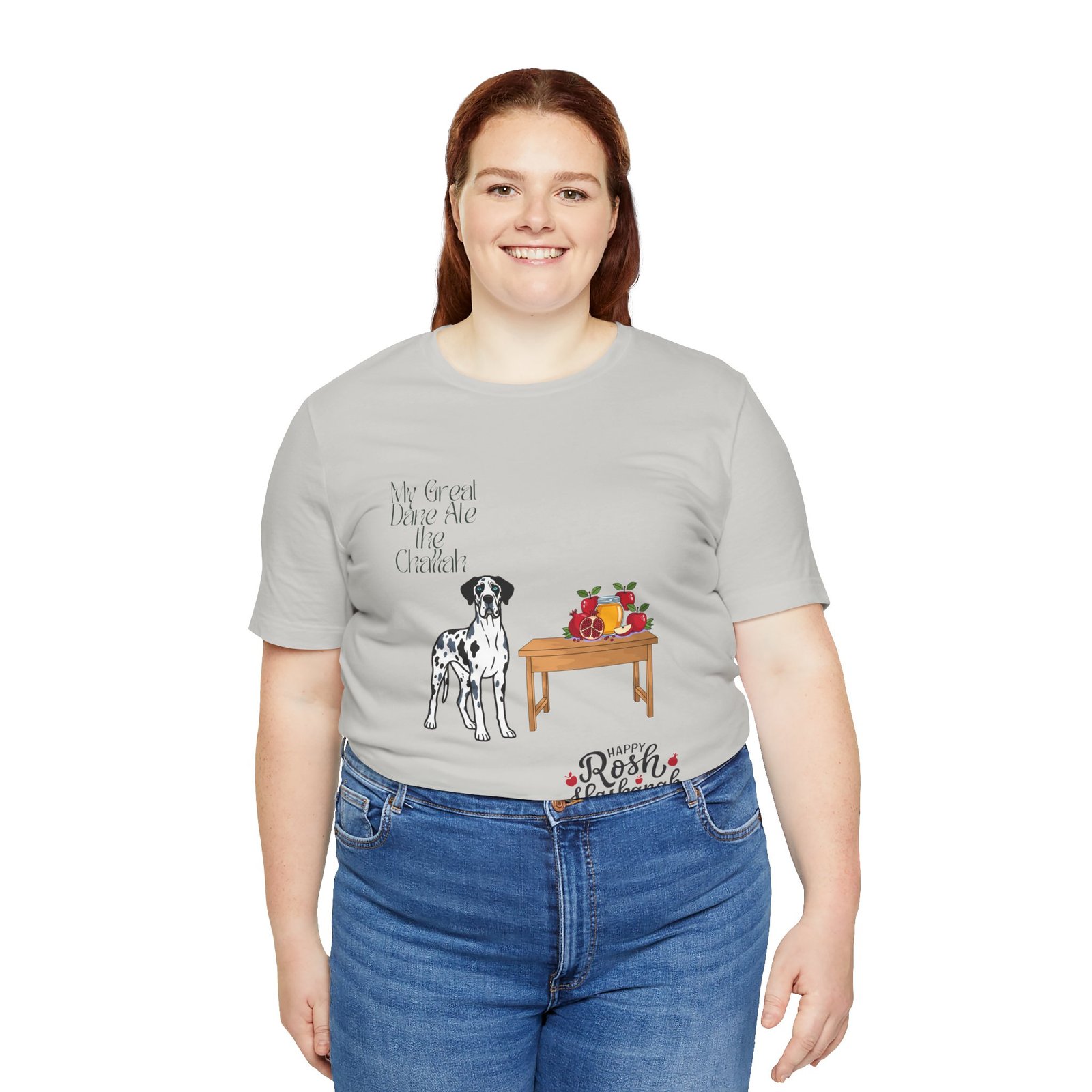 Merelquin with blue eyes Great Dane Rosh Hashanah Dog T-Shirt up to 5xl - Image 17