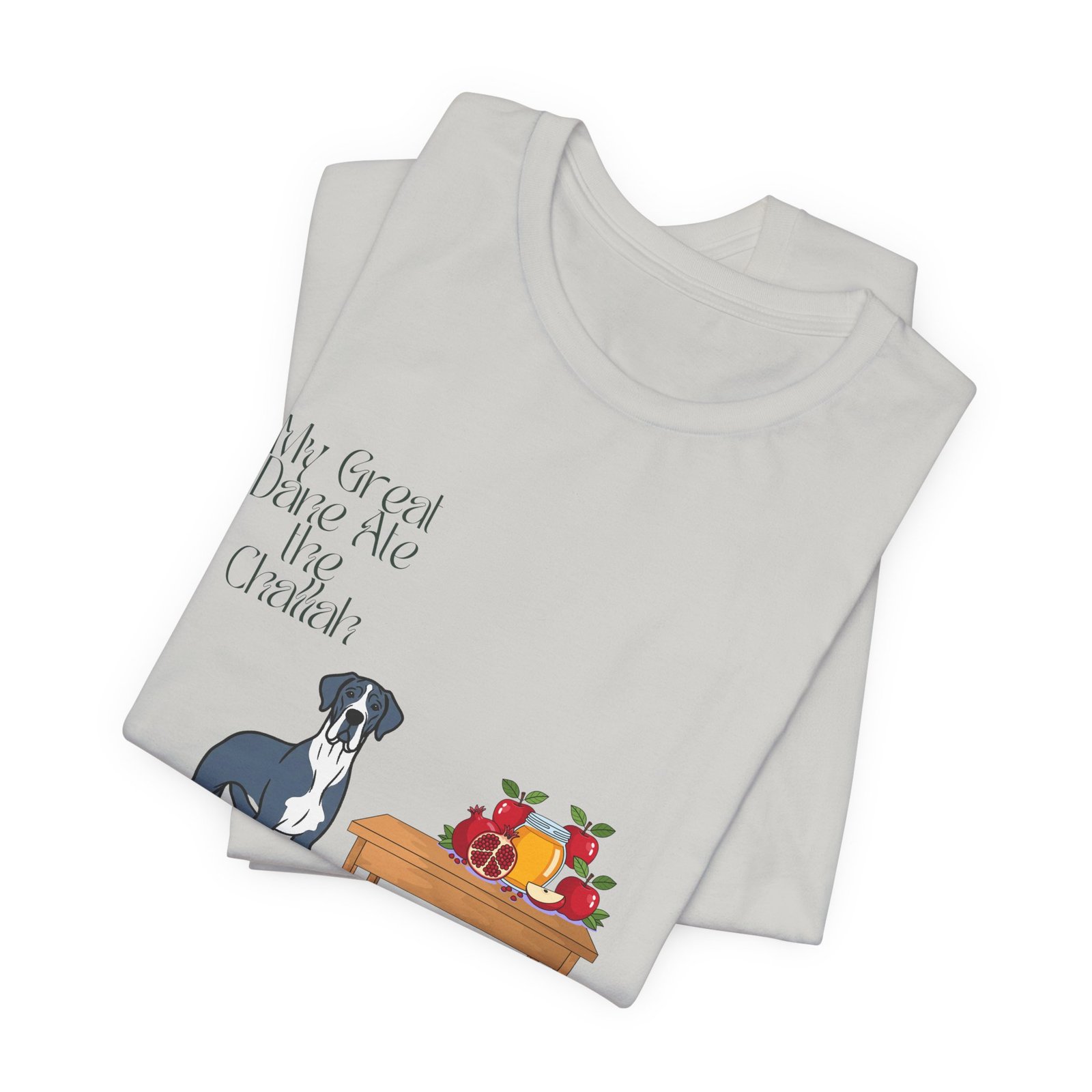 Blue Mantle Great Dane Rosh Hashanah Dog T-Shirt up to 5xl - Image 21