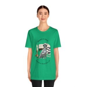 Blue Brindle with White Chest Great Dane Yom Kippur T-Shirt — Up to 5x