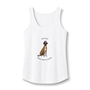 Brindle with white chest Great Dane Tank Top Up to 4xl — Labor Day Women’s Cotton Tank - Nap Dept. Great Dane Division