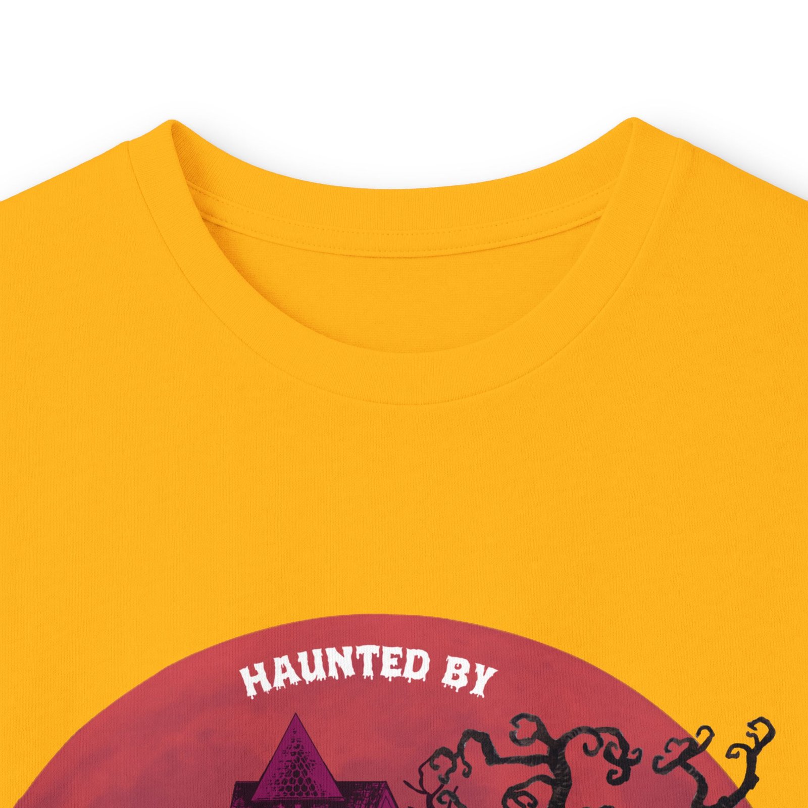 White with blue eyes Great Dane up to 5xl - Haunted by Dane Hair Unisex Long Sleeve Tee - Image 7
