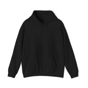 White Great Dane, Black Cat, Witch (up to 5x) Mid-Weight Hoodie Back Printed — Her Familiars