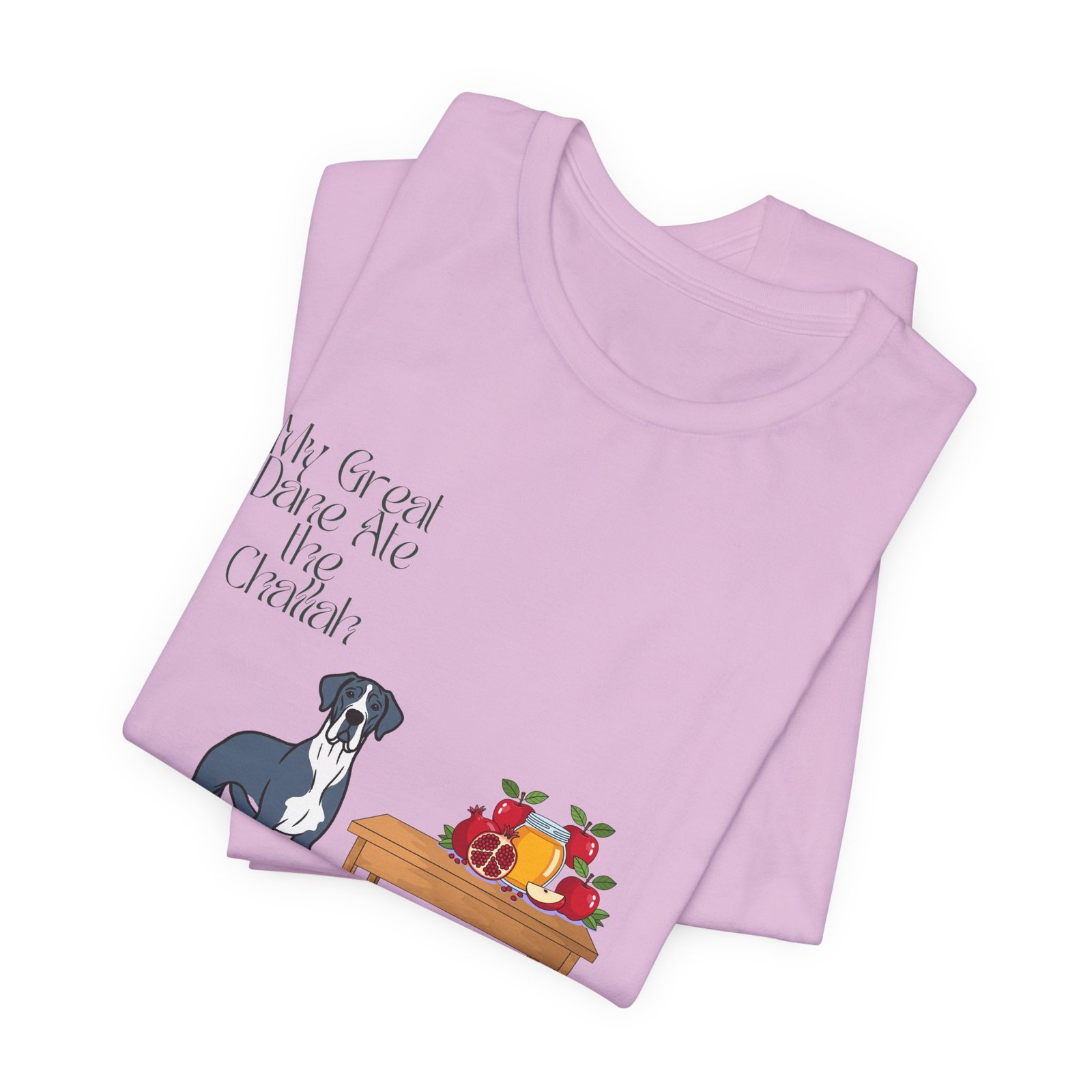 Blue Mantle Great Dane Rosh Hashanah Dog T-Shirt up to 5xl - Image 57