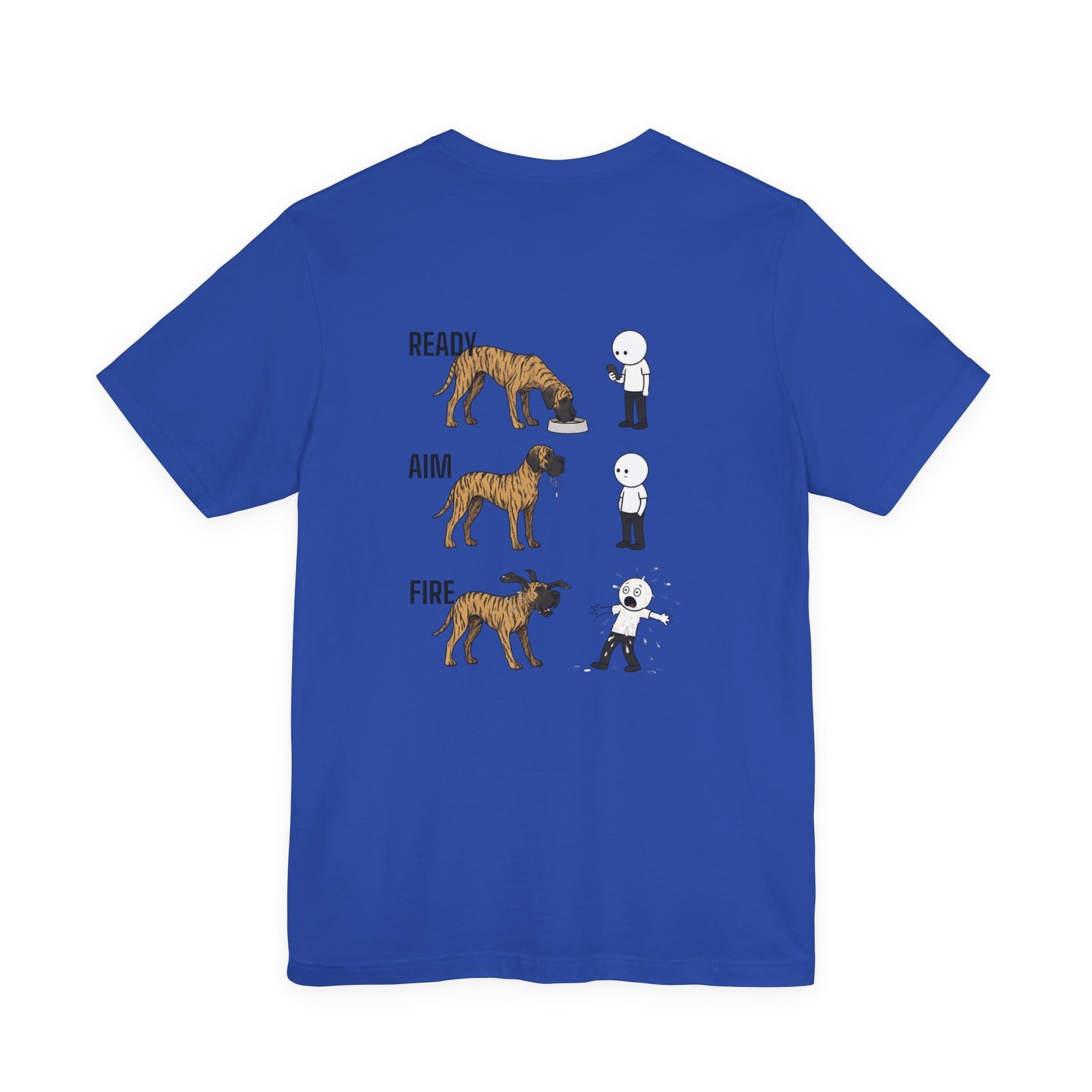 Brindle Great Dane - Ready, Aim, Fire Slobber - up to 5x - Men's T Shirt - Image 47