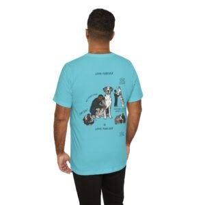 Merelquin Great Dane African-American Man T‑Shirt — Up to 5XL - Besties
