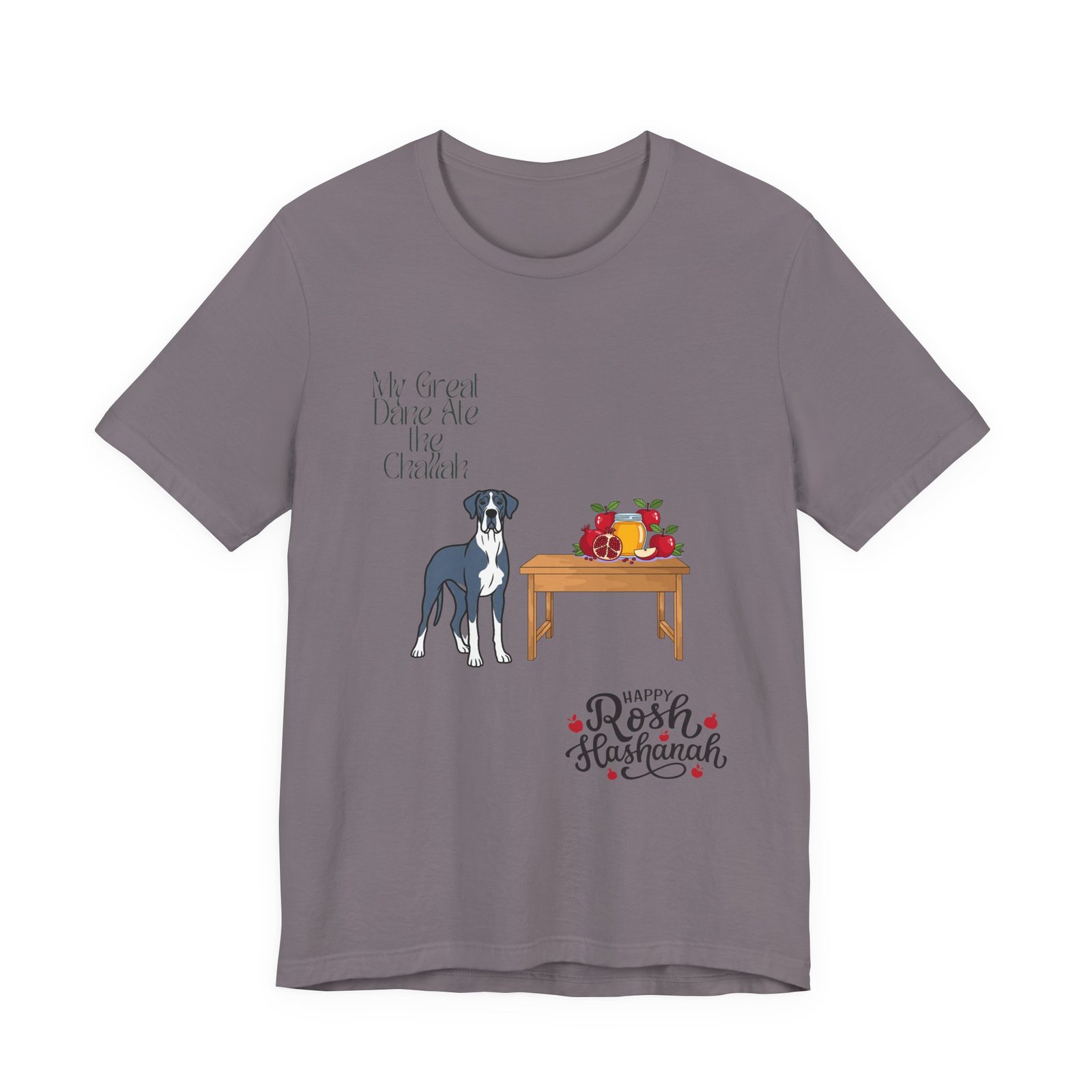 Blue Mantle Great Dane Rosh Hashanah Dog T-Shirt up to 5xl - Image 67