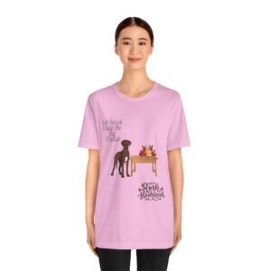 Chocolate with white chest snip Great Dane Rosh Hashanah Dog T-Shirt up to 5xl