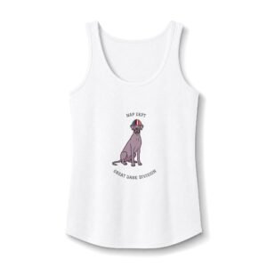 Lilac Great Dane Tank Top Up to 4xl — Labor Day Women’s Cotton Tank - Nap Dept. Great Dane Division