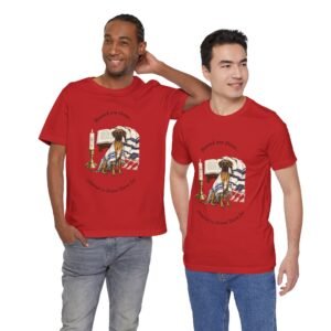 Brindle with white chest snip Great Dane Yom Kippur T-Shirt — Up to 5x