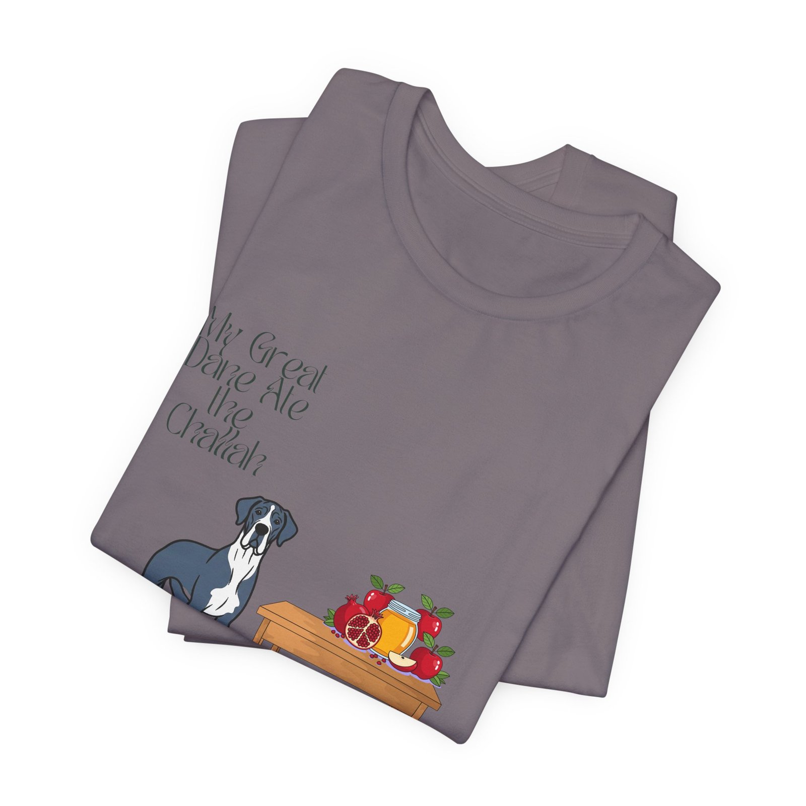 Blue Mantle Great Dane Rosh Hashanah Dog T-Shirt up to 5xl - Image 69