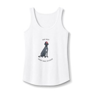 Blue Brindle with white chest blaze Great Dane Tank Top Up to 4xl — Labor Day Women’s Cotton Tank - Nap Dept. Great Dane Division