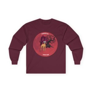Blue Fawn Great Dane up to 5xl - Haunted by Dane Hair Unisex Long Sleeve Tee