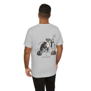 Merlequin with blue eyes Great Dane African-American Man T‑Shirt — Up to 5XL - Besties
