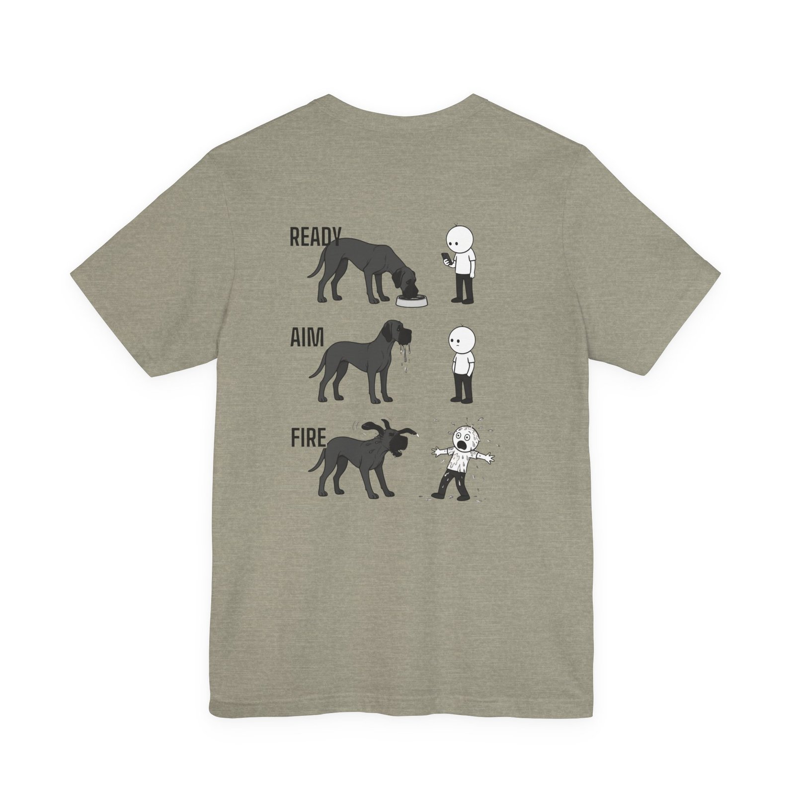Brindle Great Dane - Ready, Aim, Fire Slobber - up to 5x - Men's T Shirt - Image 22