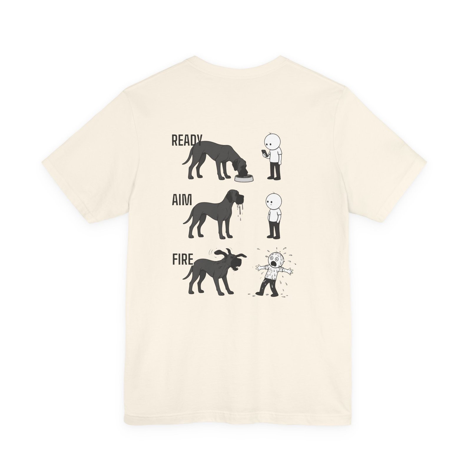 Brindle Great Dane - Ready, Aim, Fire Slobber - up to 5x - Men's T Shirt - Image 17